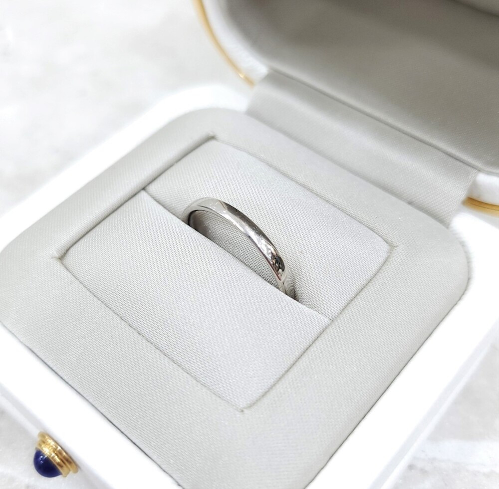 [럭스유] 부쉐론 에퓨어 플래티늄 스몰 웨딩밴드 48호