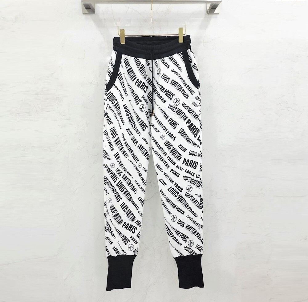 [럭스유] L / 루이비통 LV 시그니처 로고 파리스 조거 팬츠
