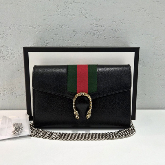 구찌 디오니소스 웹 스트라이프 체인 크로스백 481377