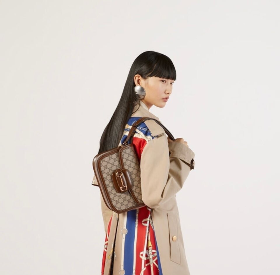 [럭스유] (새상품) 구찌 홀스빗 1955 미디엄 숄더백 602204