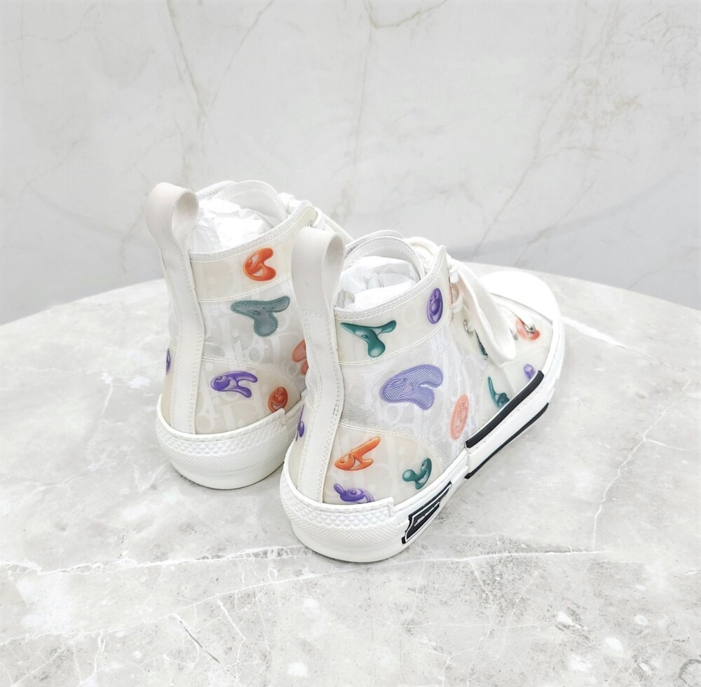 [럭스유] 40 / 디올 X 케니샤프 오블리크 하이탑 스니커즈