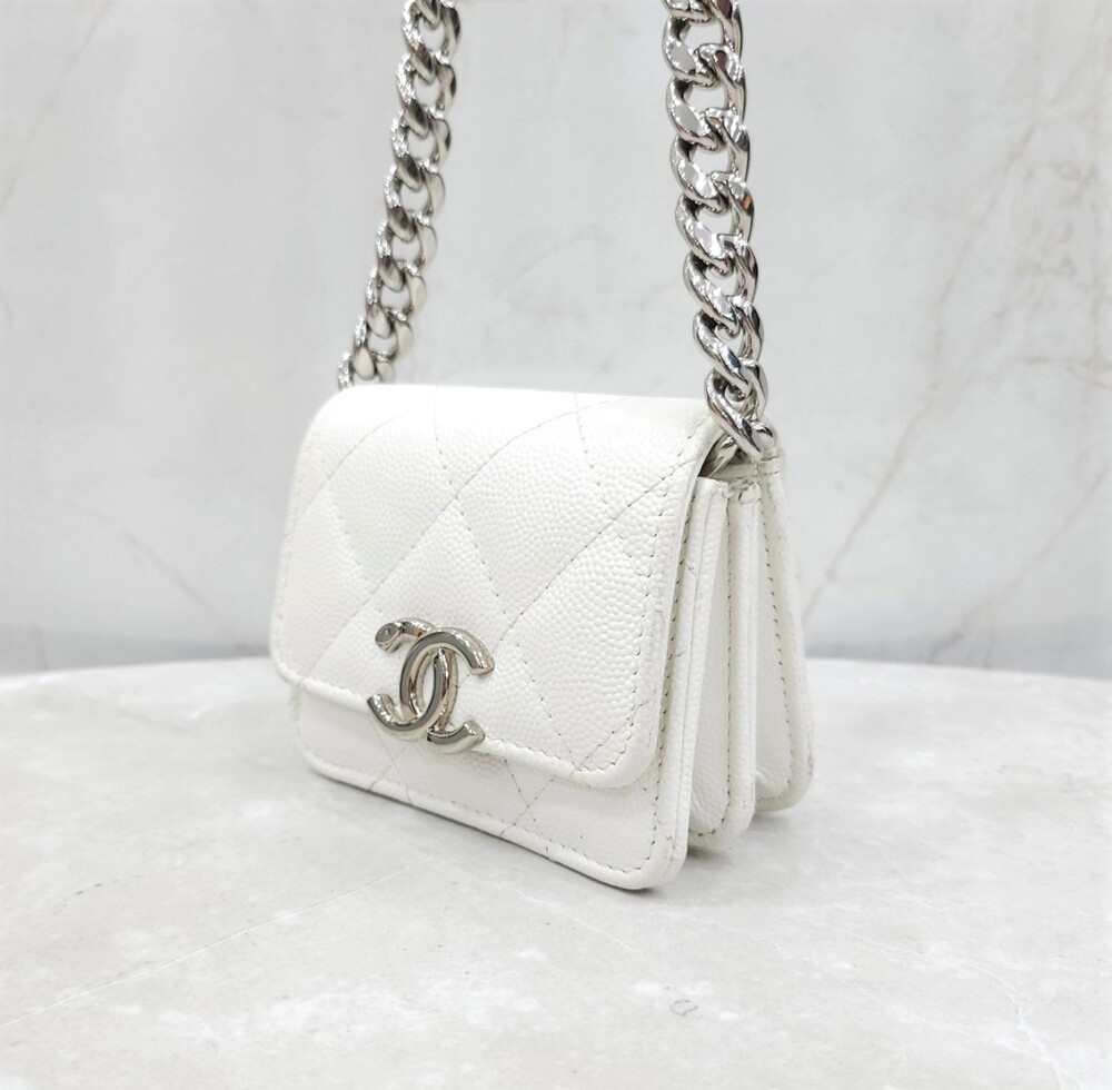 [럭스유] 샤넬 CC로고 캐비어 체인 미니백 AP2759