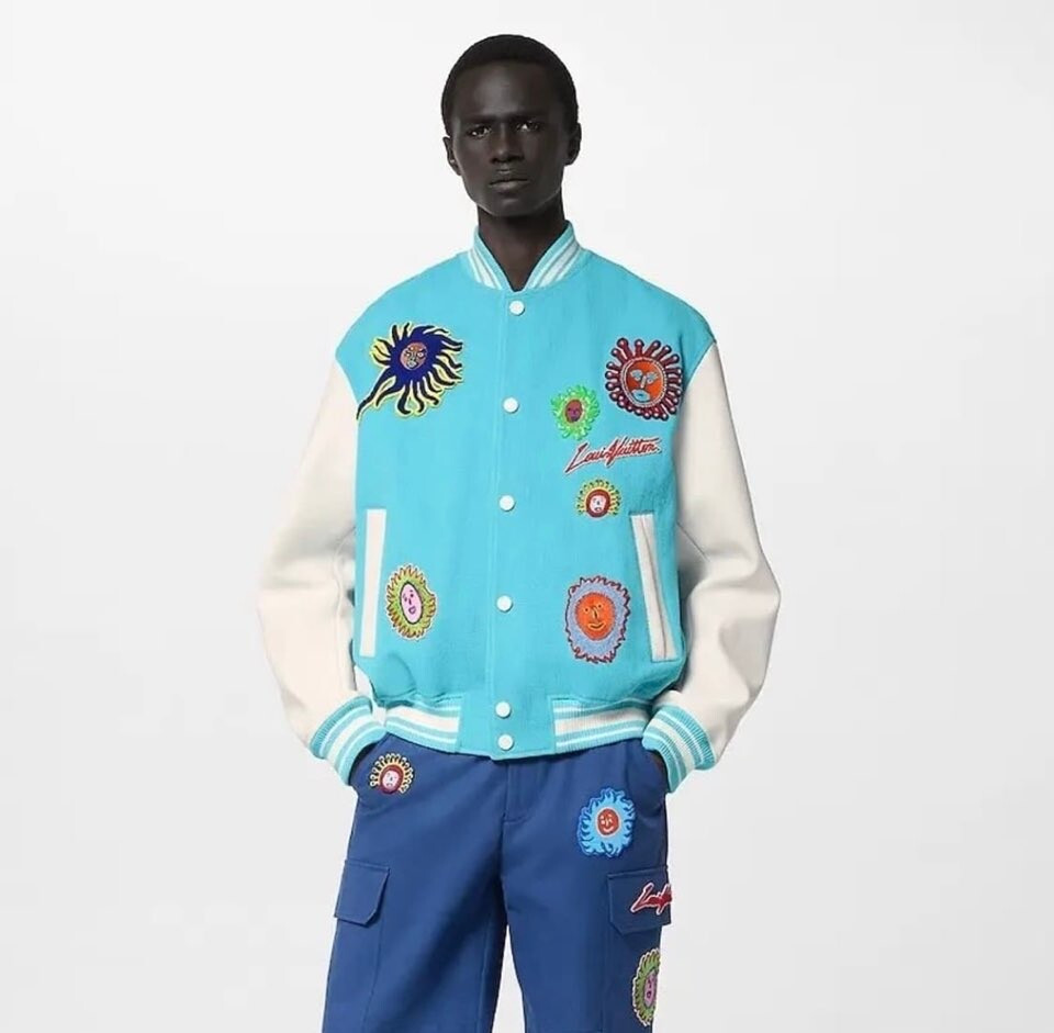 [럭스유] (새상품) 54 / 루이비통 X 쿠사마야요이 바시티 자켓 1AB8HC