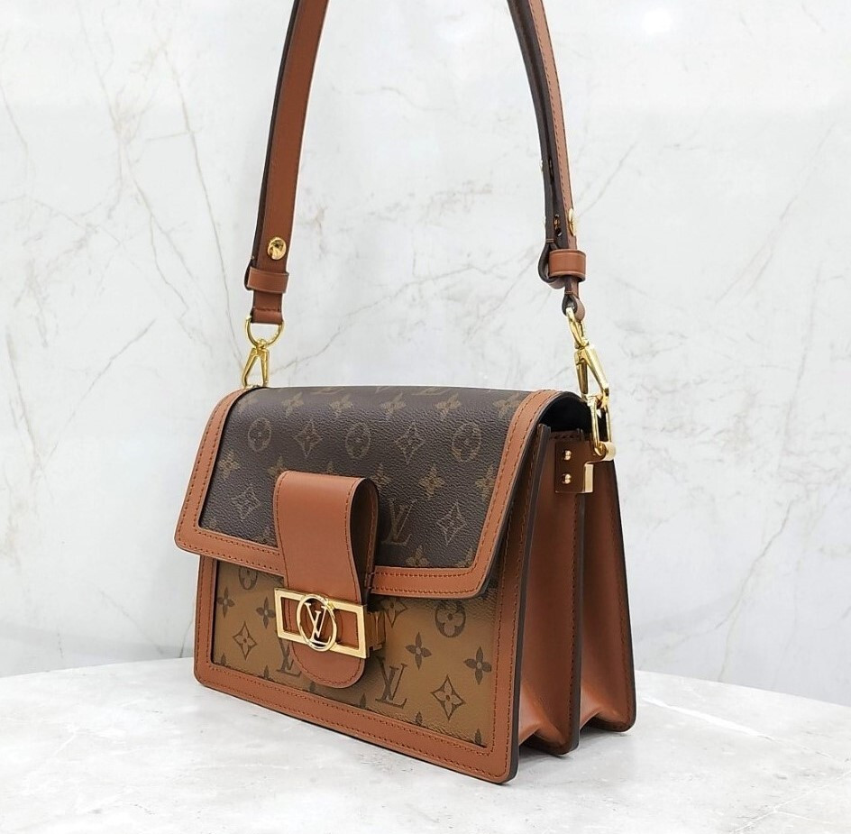 [럭스유] 루이비통 모노그램 도핀 MM 리버스 숄더백 M44391