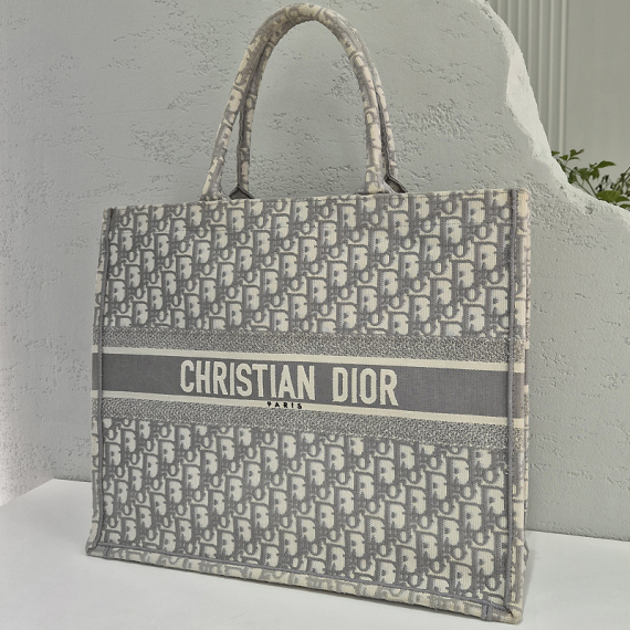 디올 오블리크 북토트 라지 그레이 토트백 M1286
