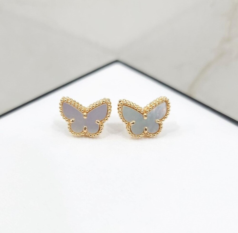 [럭스유] (새상품) 반클리프앤아펠 스위트 버터플라이 이어링 마더오브펄 VCARN5JM00