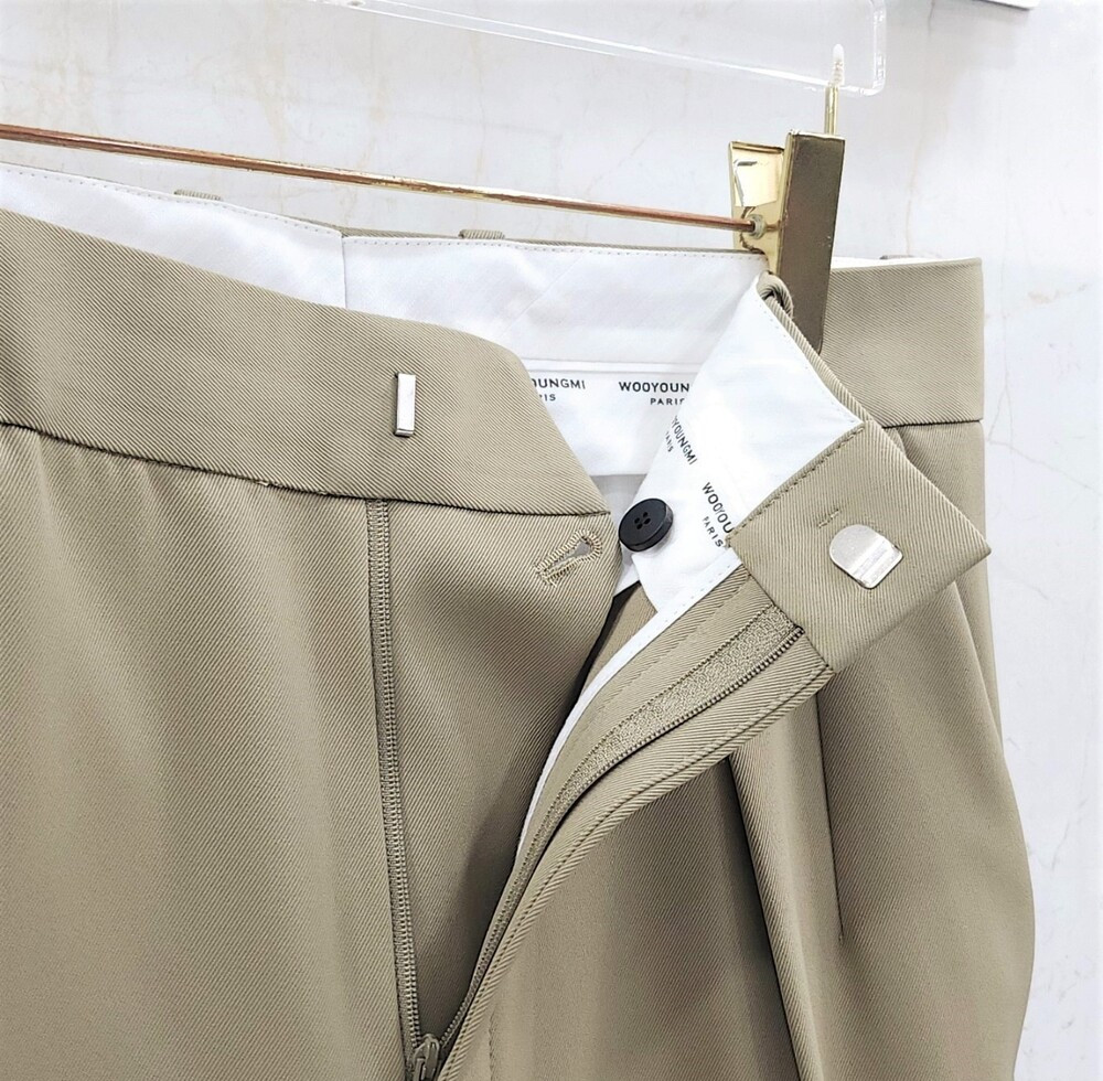 [럭스유] 48 / 우영미 카키 와이드 팬츠