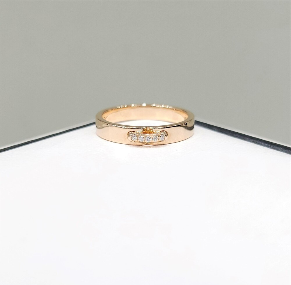 [럭스유] 쇼메 다이아 리앙 에비던스 웨딩밴드 링 3mm 47호