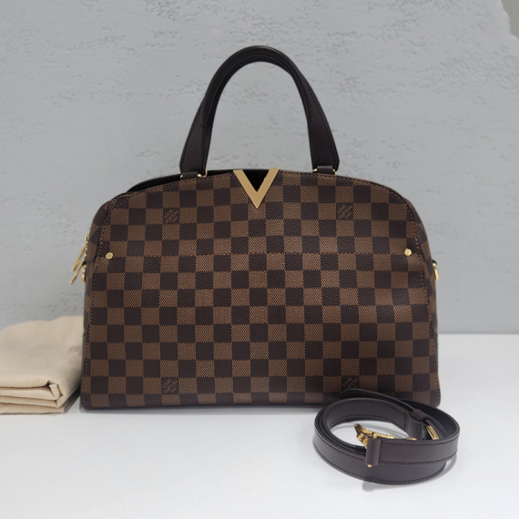 루이비통 다미에 에벤 켄싱턴 보울링 숄더백 N41505