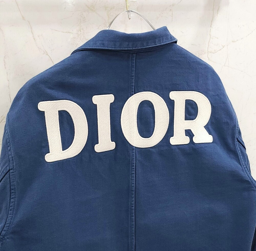 [럭스유] 48 / 디올 엠브로이드 데님 오버 셔츠 자켓 013D488C239X