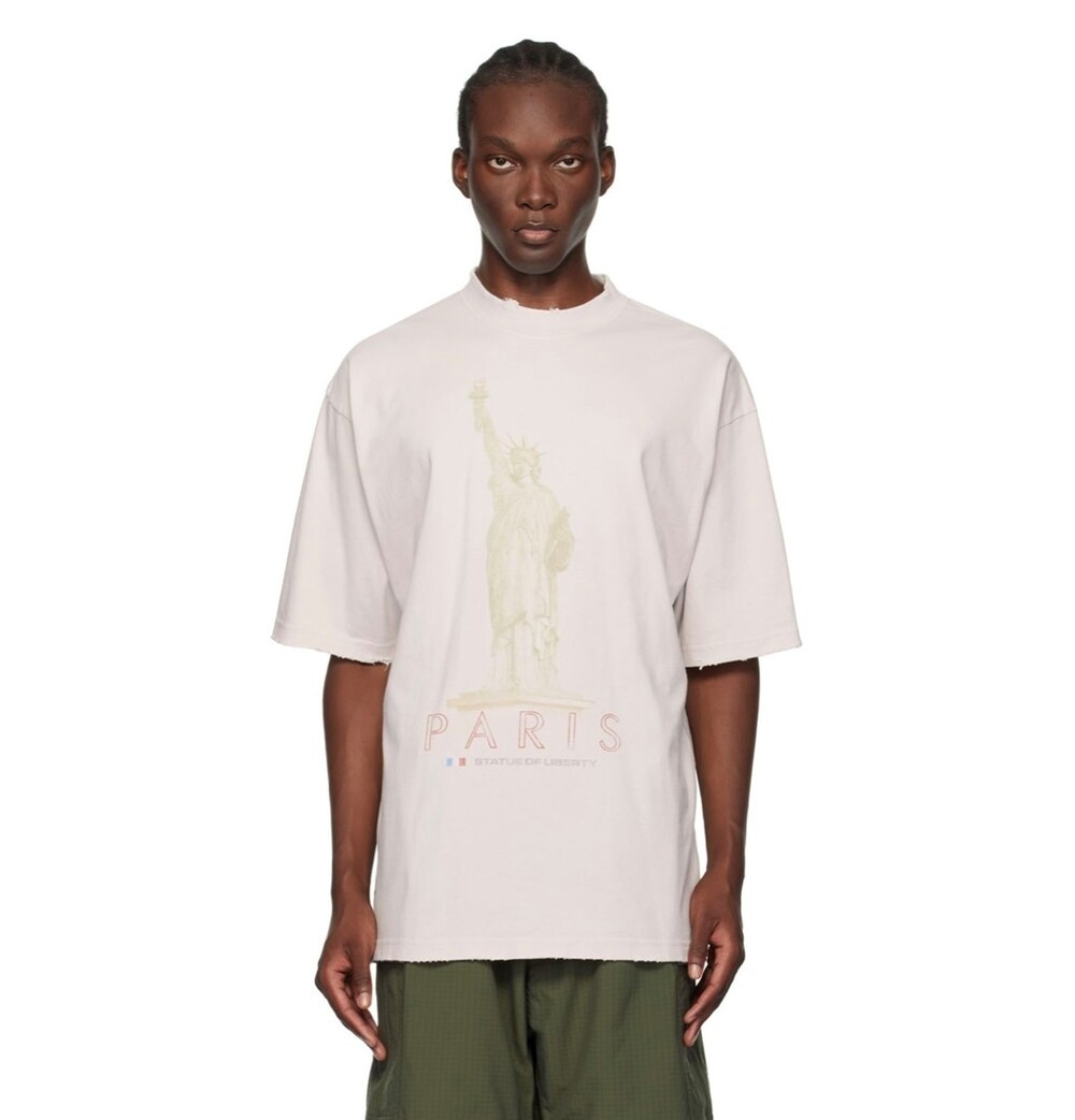 [럭스유] S / 발렌시아가 파리 리버티 미디엄 핏 반팔 티셔츠 764235