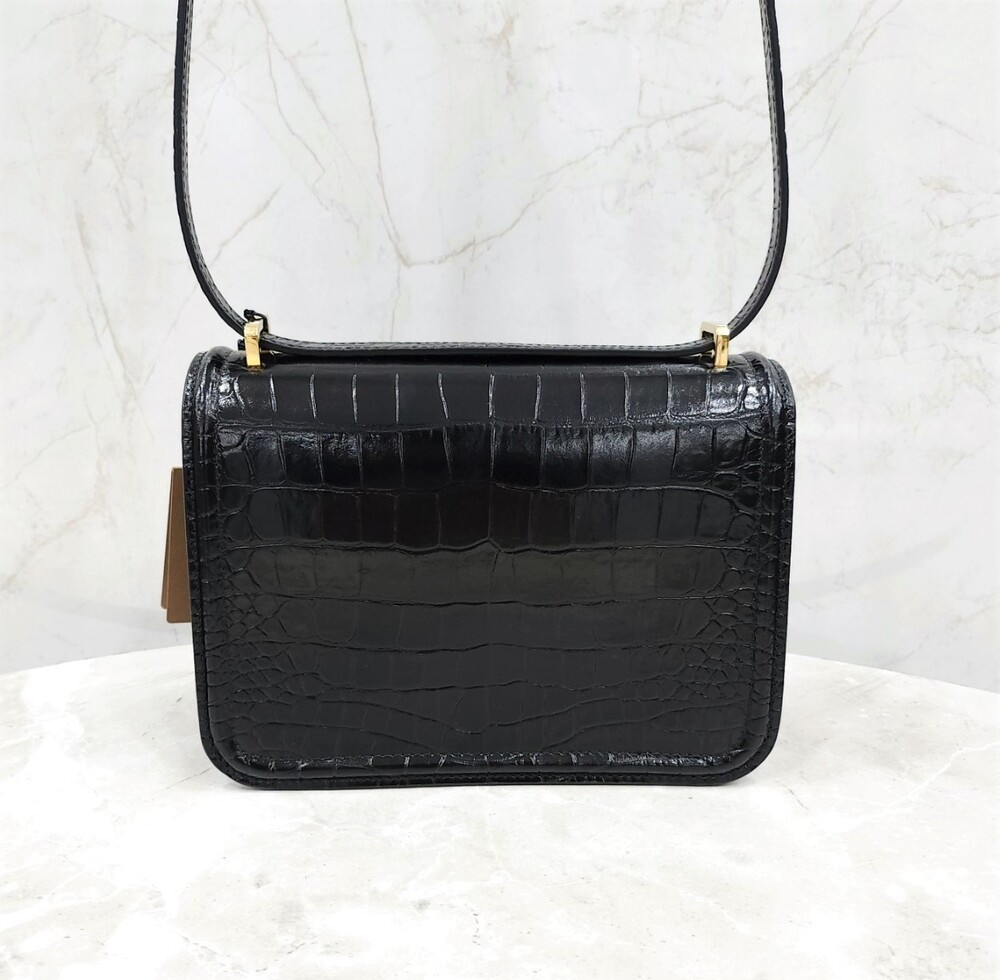 [럭스유] 버버리 엠보싱 TB 체인백 블랙 스몰 8058293