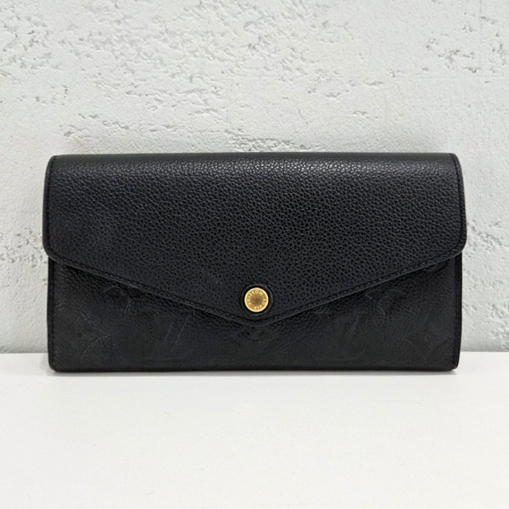 루이비통 모노그램 앙프렝뜨 블랙 사라월릿 장지갑 M61182