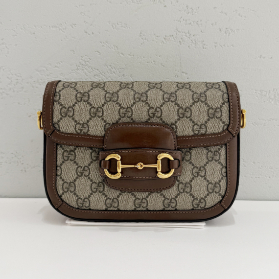 구찌 홀스빗 1955 브라운 미니 크로스백 658574