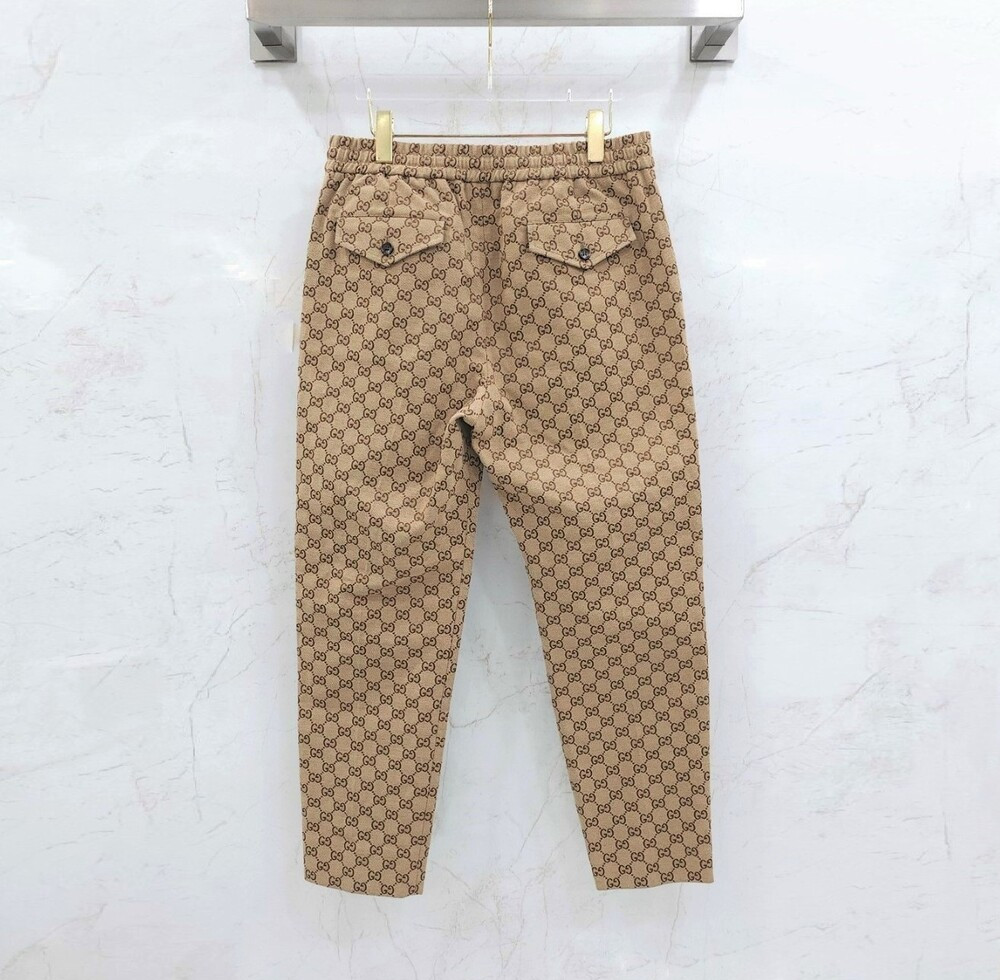 [럭스유] 48 / 구찌 GG 슈프림 캔버스 밴딩 팬츠