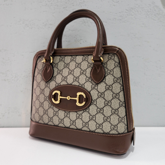 구찌 GG 홀스빗 1955 스몰 탑핸들 토트백 621220