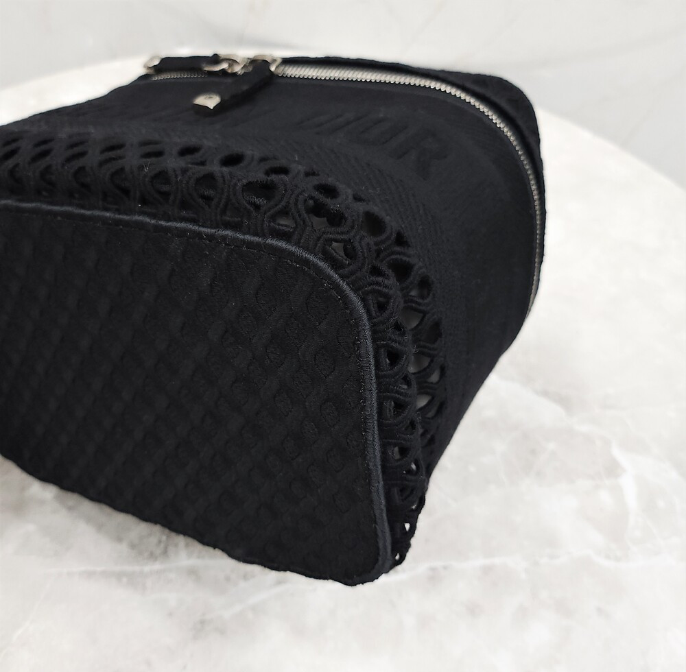 [럭스유] 디올 블랙 트래블 베니티 자수 토트백 S5480VWRA