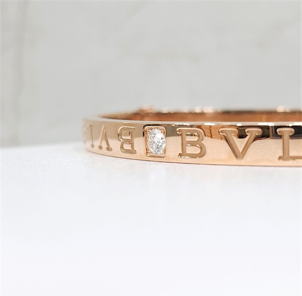 [럭스유] 불가리 다이아 2P 뱅글 브레이슬릿 팔찌 라지