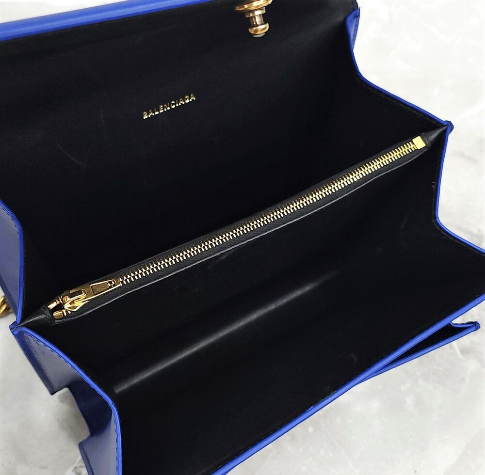 [럭스유] 발렌시아가 BB 샤프 사첼 숄더백 블루