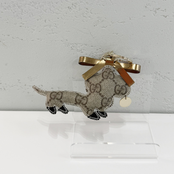 구찌 강아지 장식 백참 키홀더 미사용제품 206082 