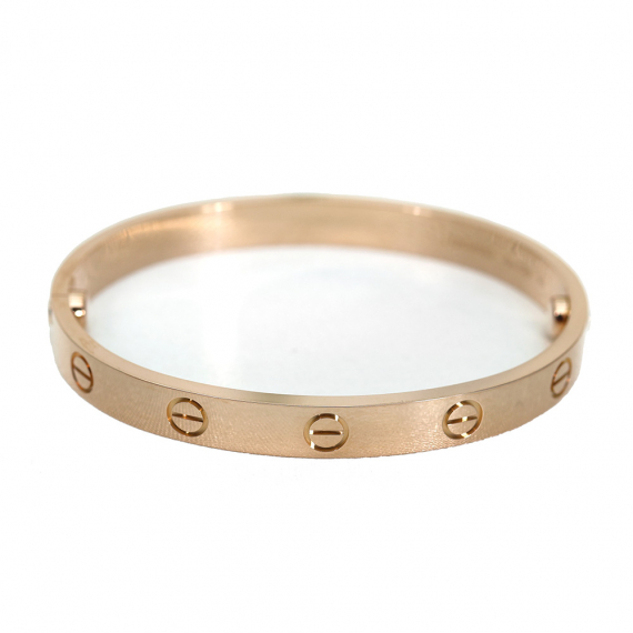 Cartier(까르띠에) CRB6067416 18K 핑크 골드 러브 브레이슬릿 팔찌 16호