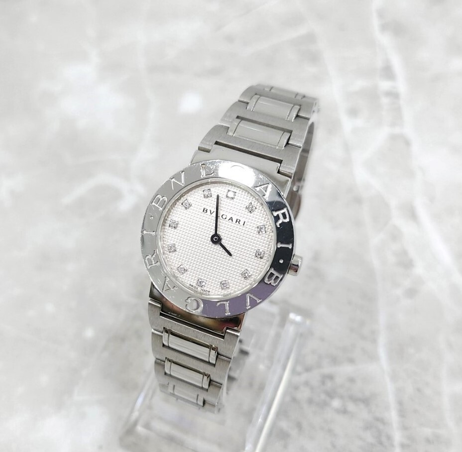 [럭스유] 불가리 여성 다이아 쿼츠 메탈시계 BB26WSS12