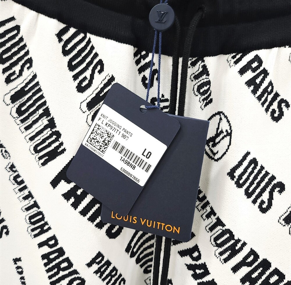 [럭스유] L / 루이비통 LV 시그니처 로고 파리스 조거 팬츠