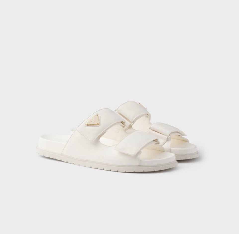 [럭스유] 36.5 / 프라다 나파가죽 슬라이드 1XX755