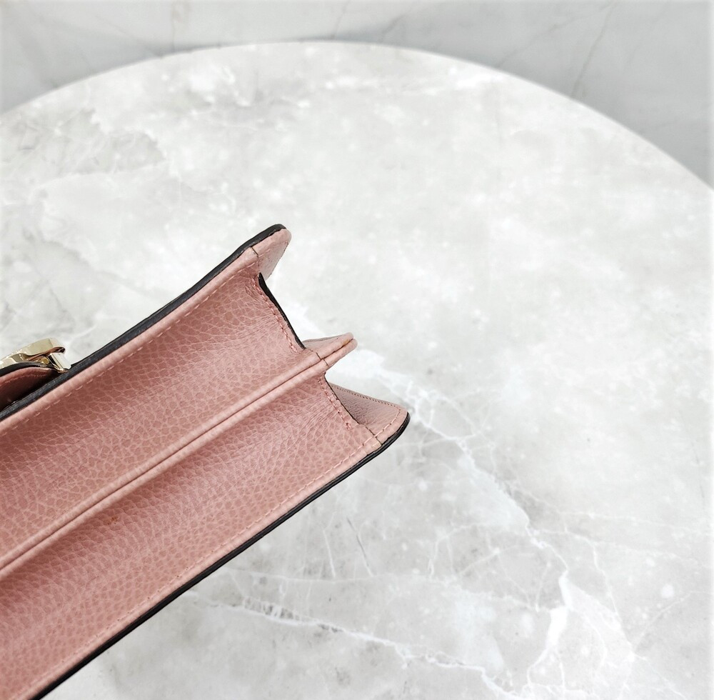 [럭스유] 구찌 인터로킹 GG 체인백 스몰 핑크 510304