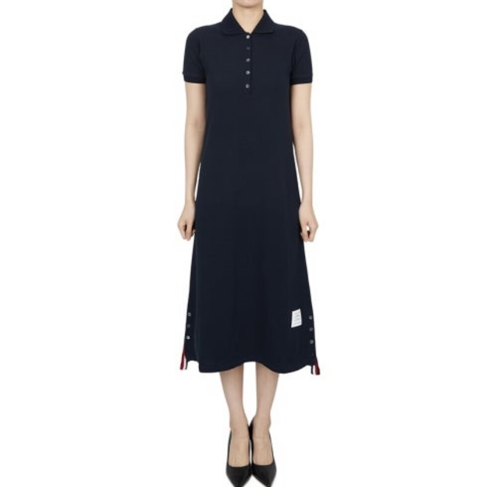 [럭스유] 38 / 톰브라운 백 스트라이프 롱 원피스 FJD034A