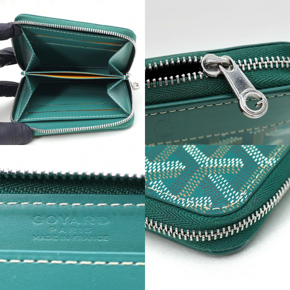 Goyard(고야드) MATIGNPMLTY09CL09P 그린 컬러 마티뇽 PM 지퍼 카드지갑