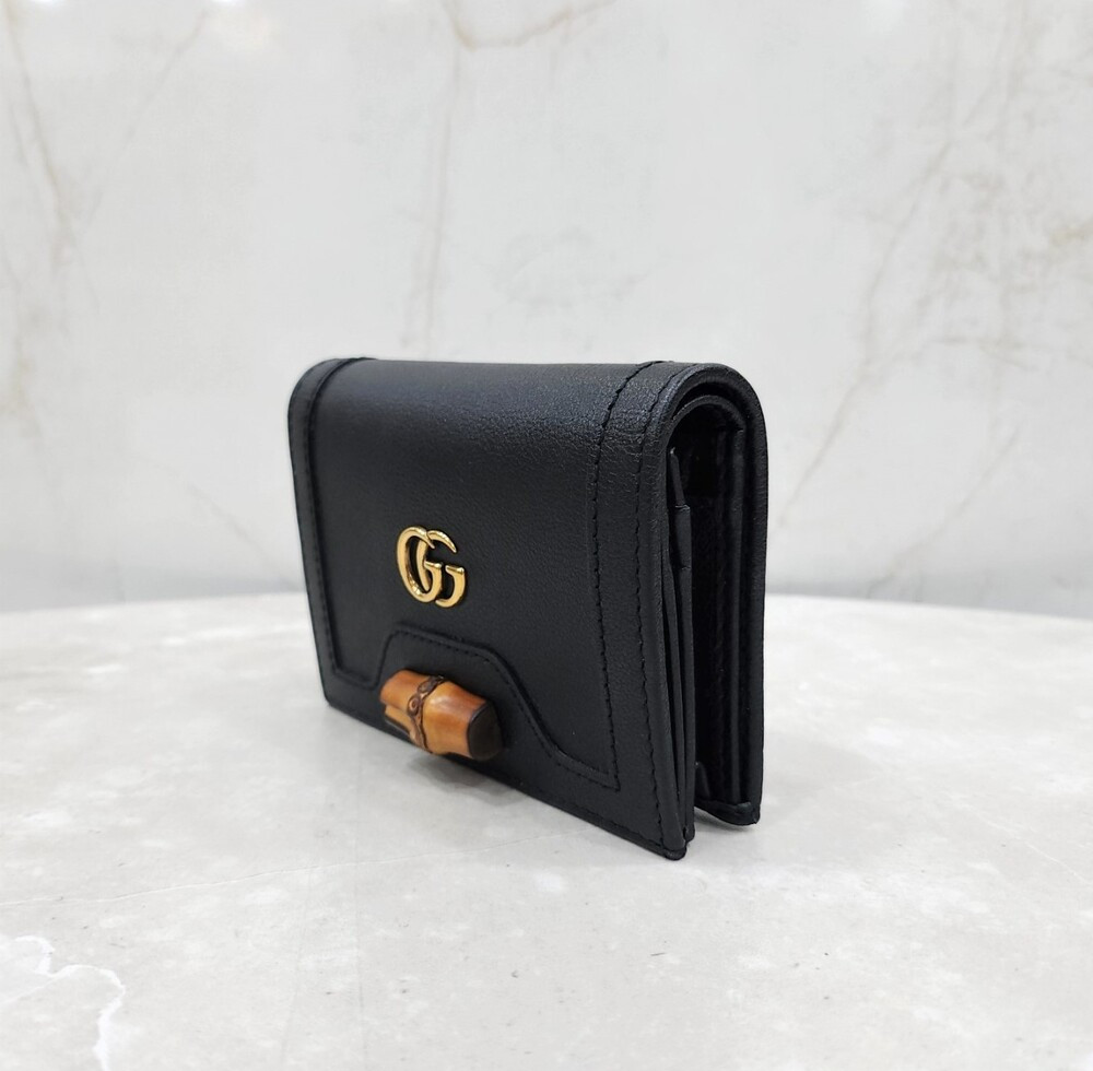 [럭스유] (새상품) 구찌 다이애나 뱀부 카드 반지갑 658244