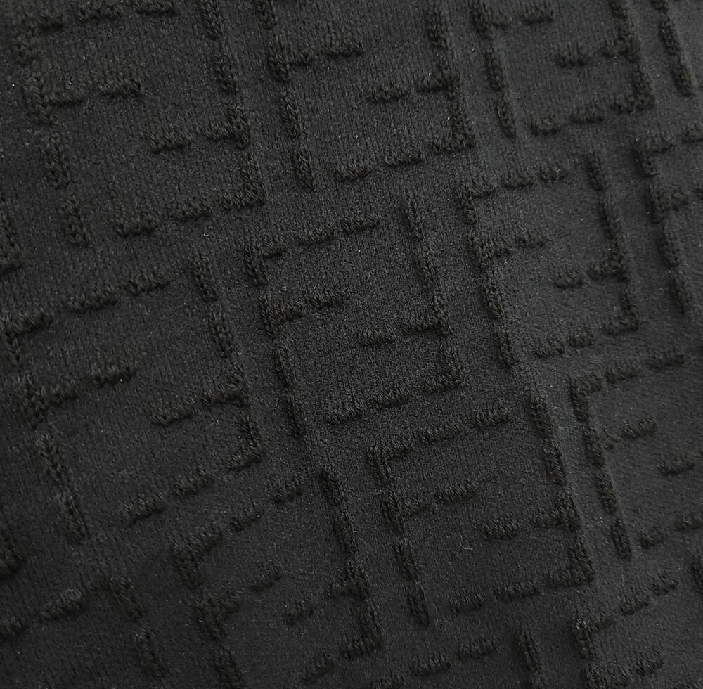 [럭스유] (새상품) 56 / 펜디 블랙 FF 코튼 셀러리아 스웨터 FZX091