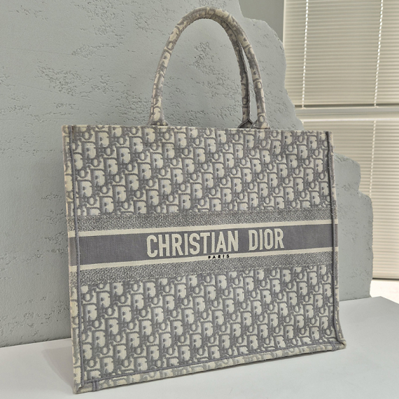 디올 오블리크 북토트 라지 그레이 토트백 M1286