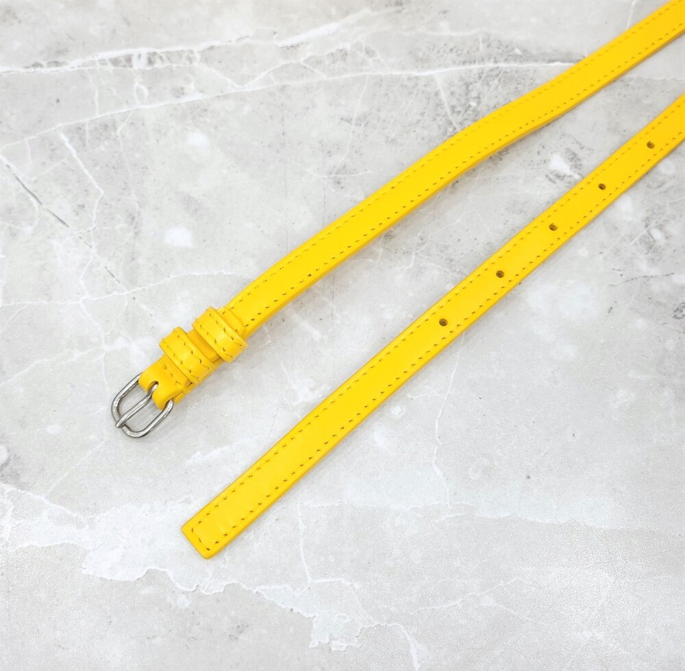 [럭스유] (새상품) 발렌시아가 옐로우 B 로고 스몰 숄더백