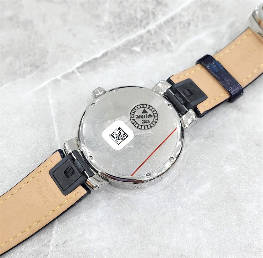 [럭스유] 루이비통 땅부르 문 듀얼 타임 시계 35MM