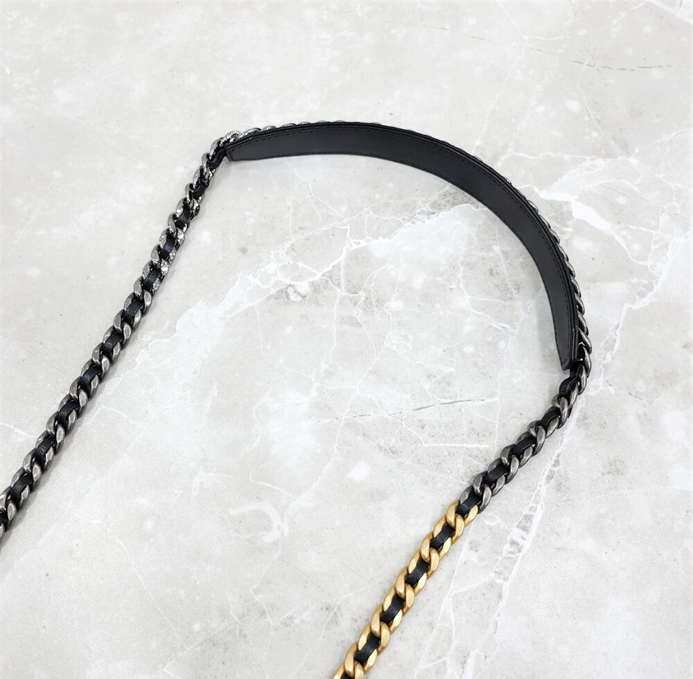 [럭스유] 샤넬 19 체인 카드지갑 미니 숄더백 AP3170