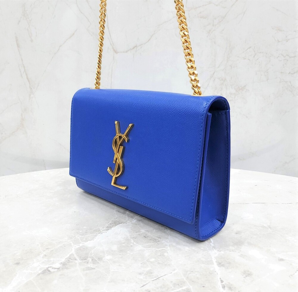 [럭스유] 생로랑 그랑 드 뿌드르 가죽 케이스 스몰 체인백 469390