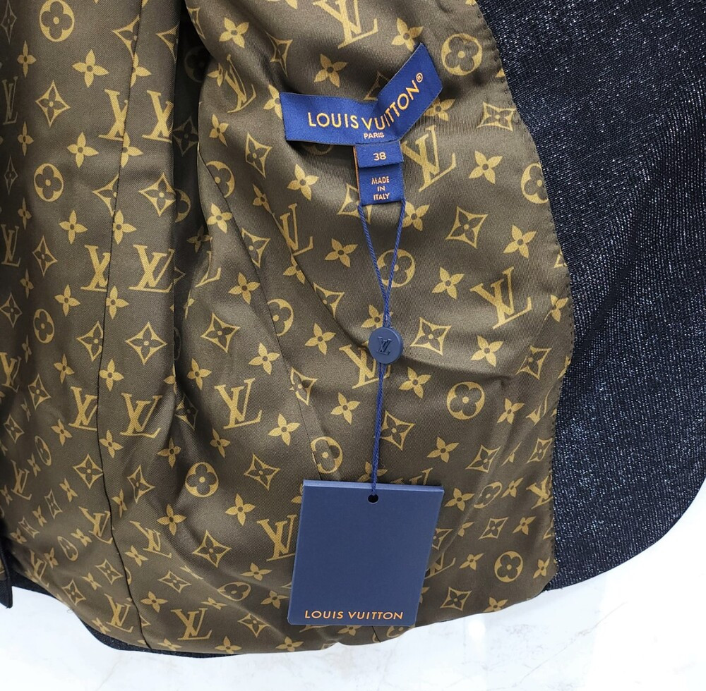 [럭스유] (새상품) 38 / 루이비통 싱글 브레스티드 글리터 블레이저