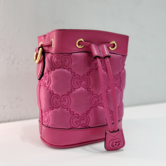 구찌 GG 마틀라세 레더 버킷백 728231