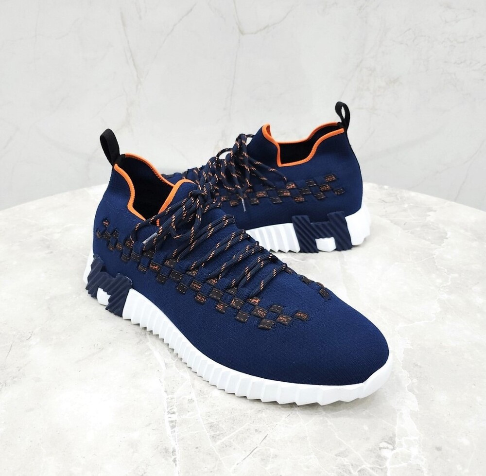 [럭스유] 41.5 / 에르메스 플렉스 스니커즈 네이비