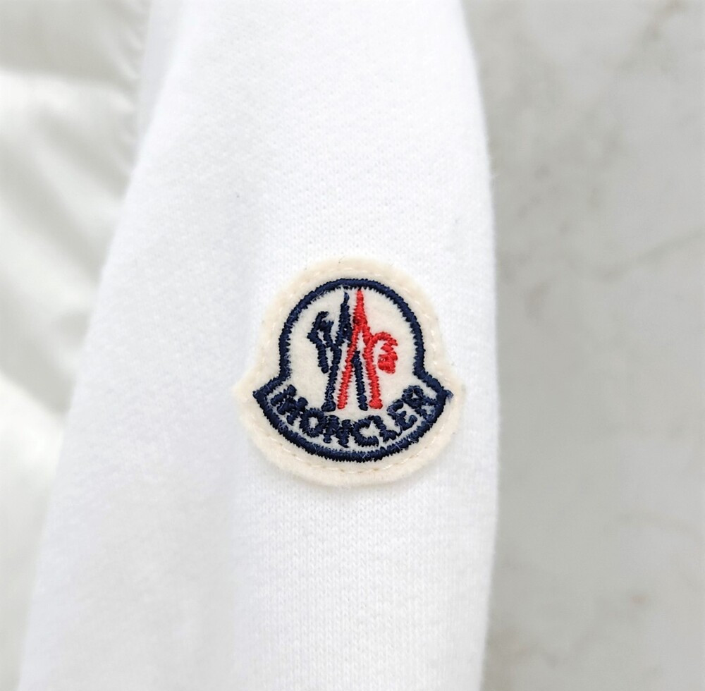 [럭스유] 8Y / 몽클레어 키즈 MAGLIA 화이트 경량 패딩 후드 집업