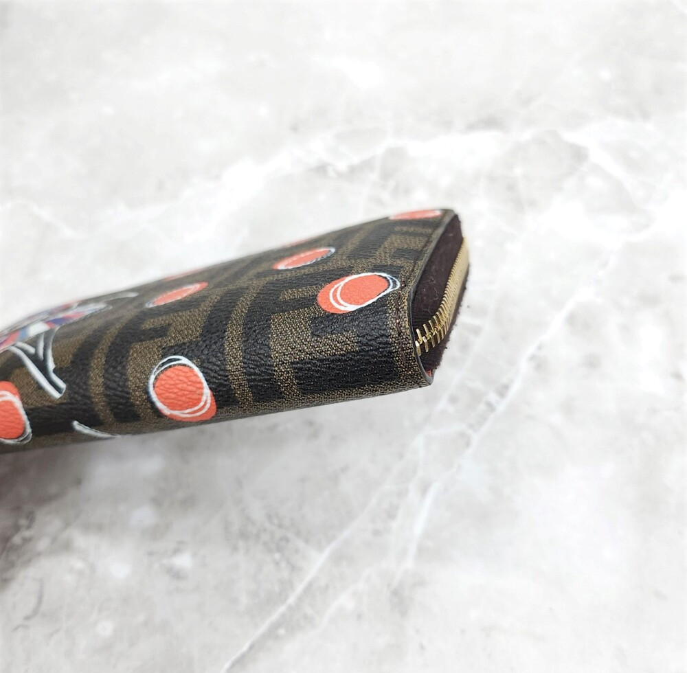 [럭스유] (새상품) 펜디 FF 로고 지퍼 장지갑 8M0299