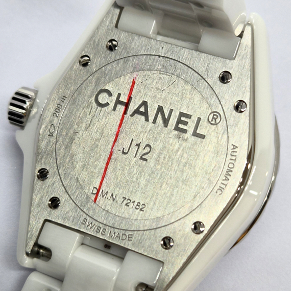 샤넬 j12 세라믹 12p 다이아 남여공용 시계 38mm 전시상품급 H1629