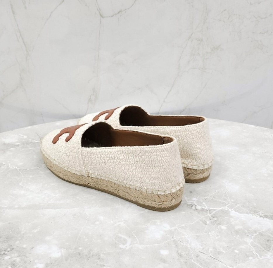 [럭스유] (새상품) 37 / 셀린느 트리오페 에스파듀 트위드 슬립온 354432278C