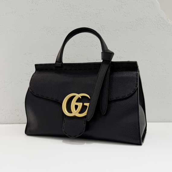 구찌 GG 마몬트 금장 탑핸들 스몰 숄더백 421890