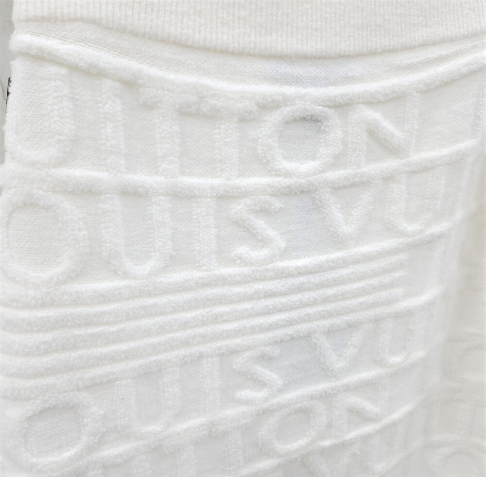 [럭스유] S / 루이비통 3D 로고 니트 스커트