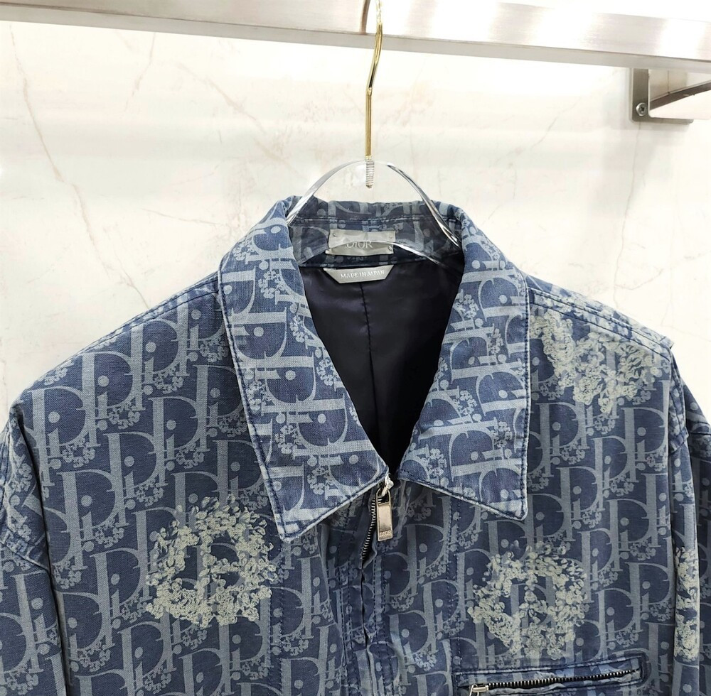 [럭스유] 48 / 디올 X 데님 티어스 오블리크 데님 블루종 D483BY528