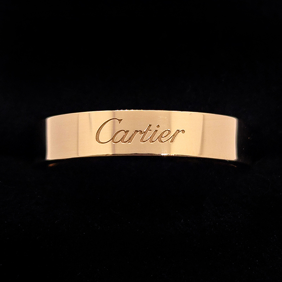 까르띠에 C드 웨딩밴드 4mm 핑크골드 반지 56호 전시상품급 B40980