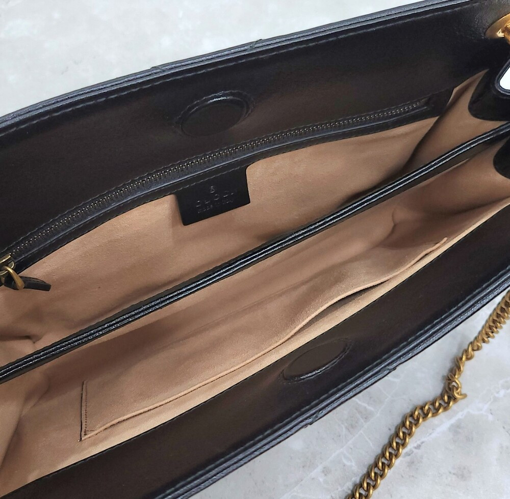 [럭스유] 구찌 GG 마몬트 마틀라세 체인 숄더백